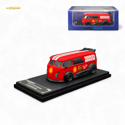 Mini Dream Volkswagen T1 RWB Van in Red WM Livery 1:64 - for just $29.99! 