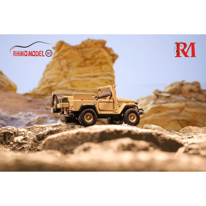 Rhino Model Toyota Land Cruiser FJ40 Pick Up Desert Yellow 1:64 Limited to 888 Pcs - Just $29.99! Shop now at Retro Gaming of Denver