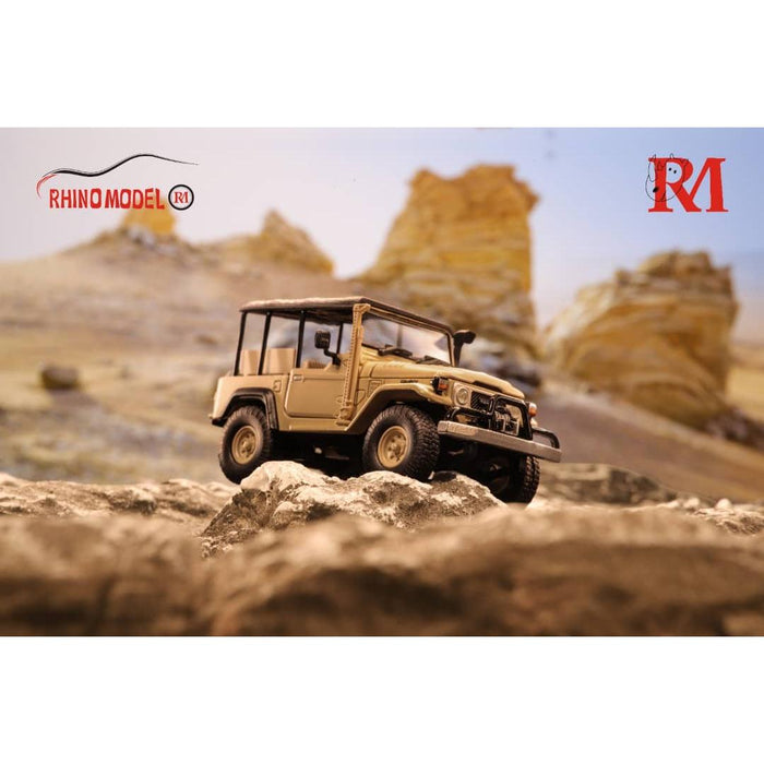 Rhino Model Toyota Land Cruiser FJ40 Pick Up Desert Yellow 1:64 Limited to 888 Pcs - Just $29.99! Shop now at Retro Gaming of Denver