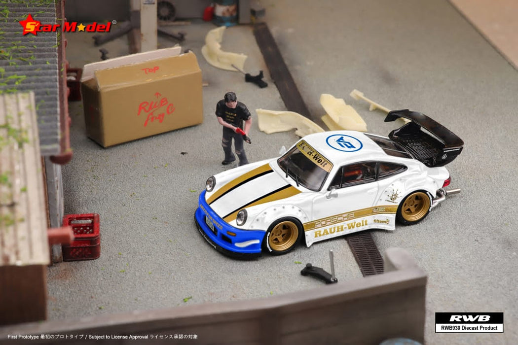 Star Model Porsche RWB 930 GT Wing NFS White Livery 1:64 - for just $30.99! 