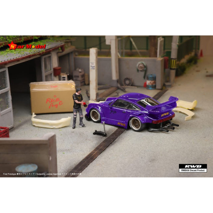 Star Model Porsche RWB 930 GT Wing Gloss Purple 1:64 - Just $35.99! Shop now at Retro Gaming of Denver