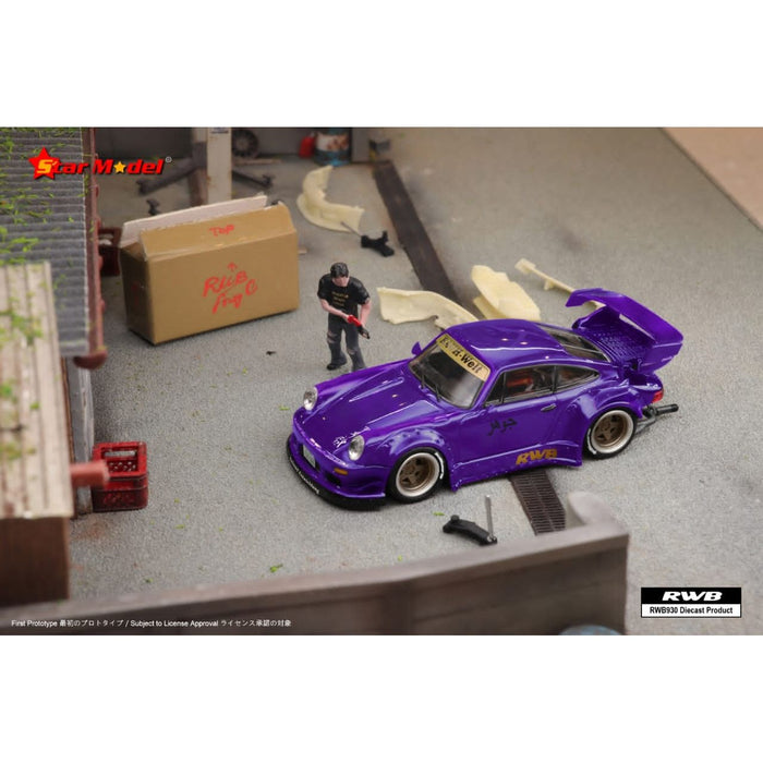 Star Model Porsche RWB 930 GT Wing Gloss Purple 1:64 - Premium Porsche - Just $30.99! Shop now at Retro Gaming of Denver