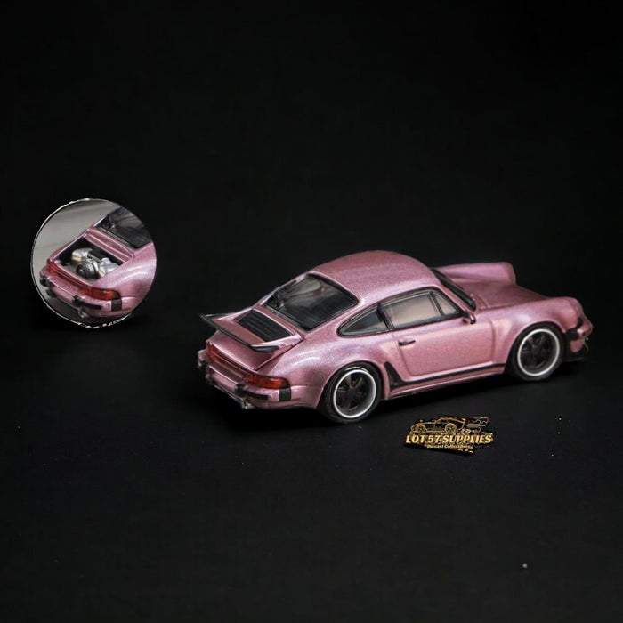 HobbyFans Porsche Singer 930 Turbo Study Ghost Player Custom Pink 1:64 - Just $32.99! Shop now at Retro Gaming of Denver