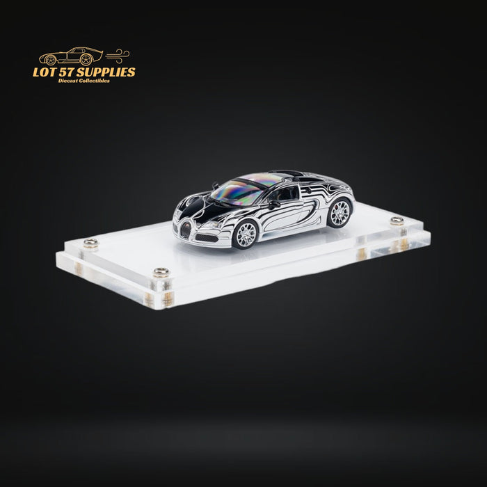 Mortal Bugatti Veyron Ceramic Dragon White/Black With Adjustable Wing Limited to 999 Pcs 1:64 - Just $39.99! Shop now at Retro Gaming of Denver