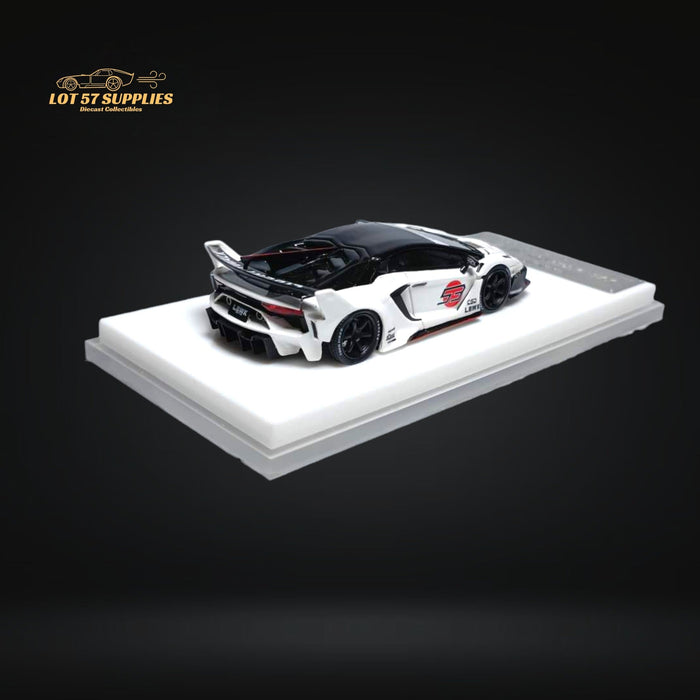 ScaleMini Lamborghini Aventador GT EVO LBWK LB-Silhouette Works in White Limited to 499 Pcs 1:64 Resin - Just $49.99! Shop now at Retro Gaming of Denver