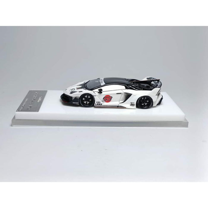 ScaleMini Lamborghini Aventador GT EVO LBWK LB-Silhouette Works in White Limited to 499 Pcs 1:64 Resin - Just $49.99! Shop now at Retro Gaming of Denver