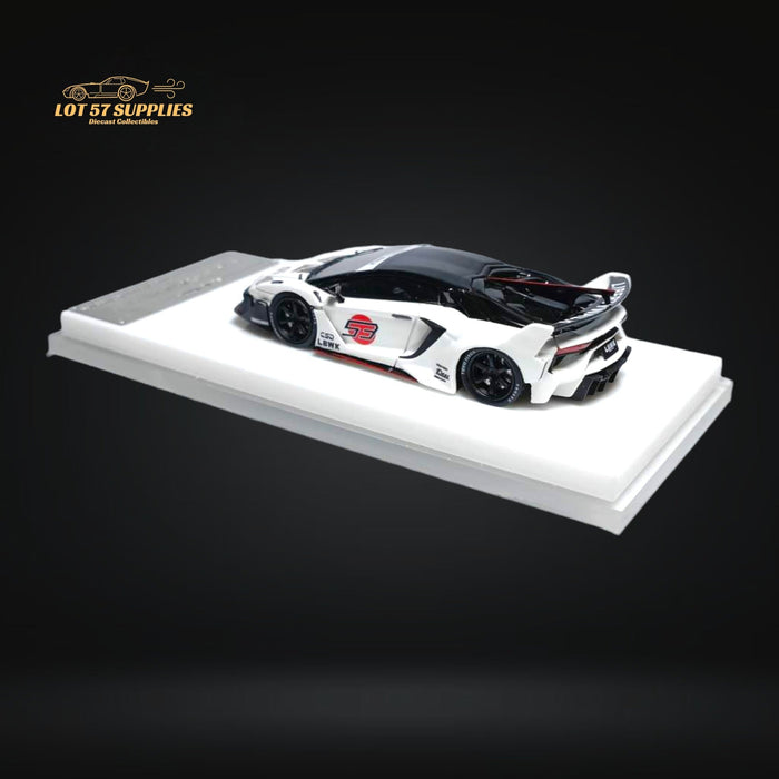 ScaleMini Lamborghini Aventador GT EVO LBWK LB-Silhouette Works in White Limited to 499 Pcs 1:64 Resin - Just $49.99! Shop now at Retro Gaming of Denver