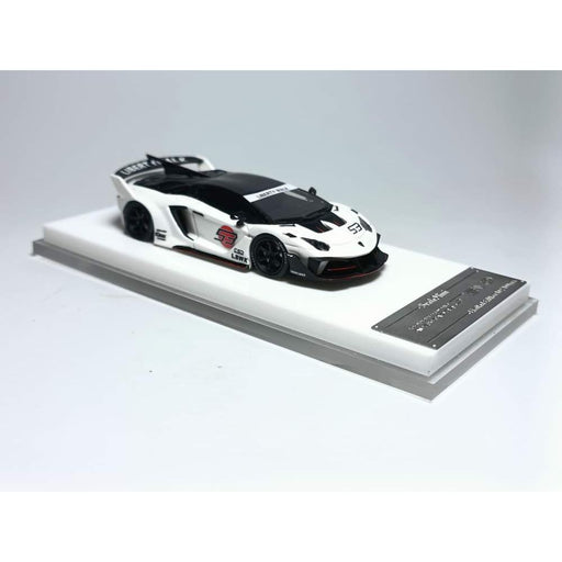 ScaleMini Lamborghini Aventador GT EVO LBWK LB-Silhouette Works in White Limited to 499 Pcs 1:64 Resin - Just $49.99! Shop now at Retro Gaming of Denver