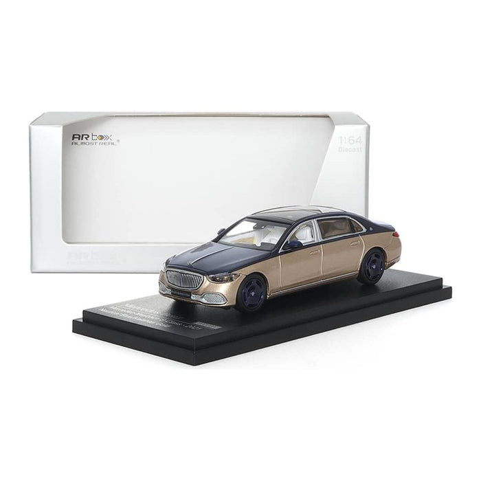 AR BOX 2021 Mercedes-Benz Maybach W223 Blue-Gold 2-Tone Licensed Product 1:64 - Premium Mercedes-Benz - Just $39.99! Shop now at Retro Gaming of Denver