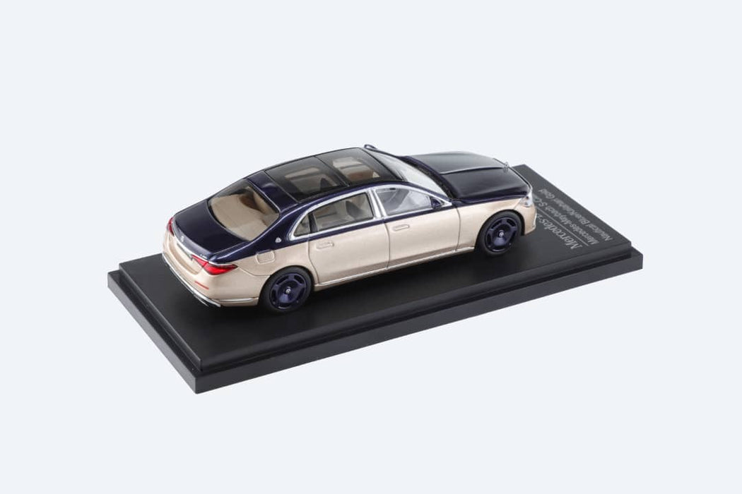 AR BOX 2021 Mercedes-Benz Maybach W223 Blue-Gold 2-Tone Licensed Product 1:64 - for just $39.99! 