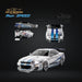 Fast Speed Nissan Skyline GT-R R34 Z-Tune HighWing Edition & TE37 Rims FNS Livery Silver / Blue 1:64 - Just $34.99! Shop now at Retro Gaming of Denver