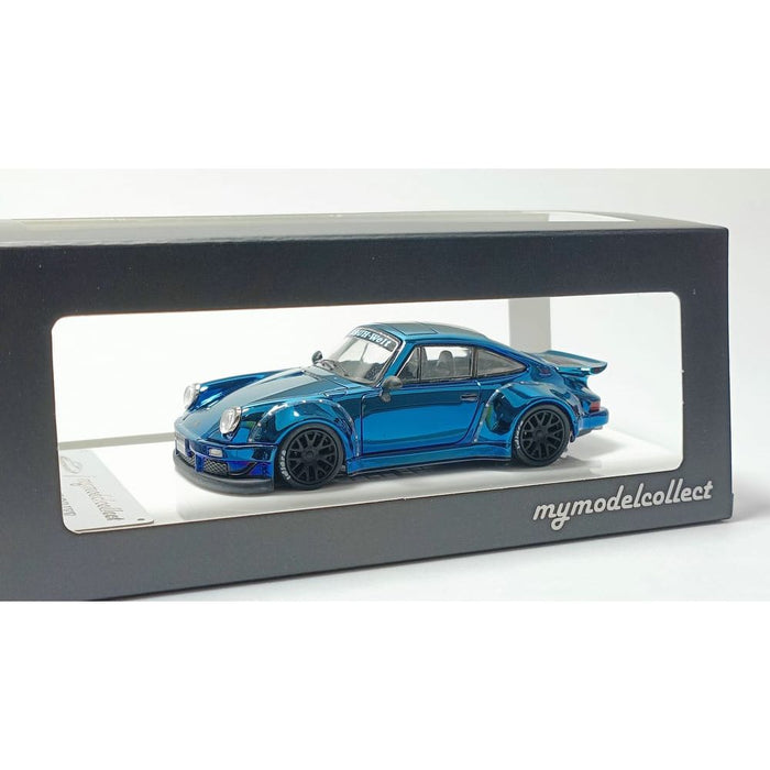 MC Porsche RWB 930 Blue Chrome Version Ducktail Diecast 1:64 - Just $34.99! Shop now at Retro Gaming of Denver