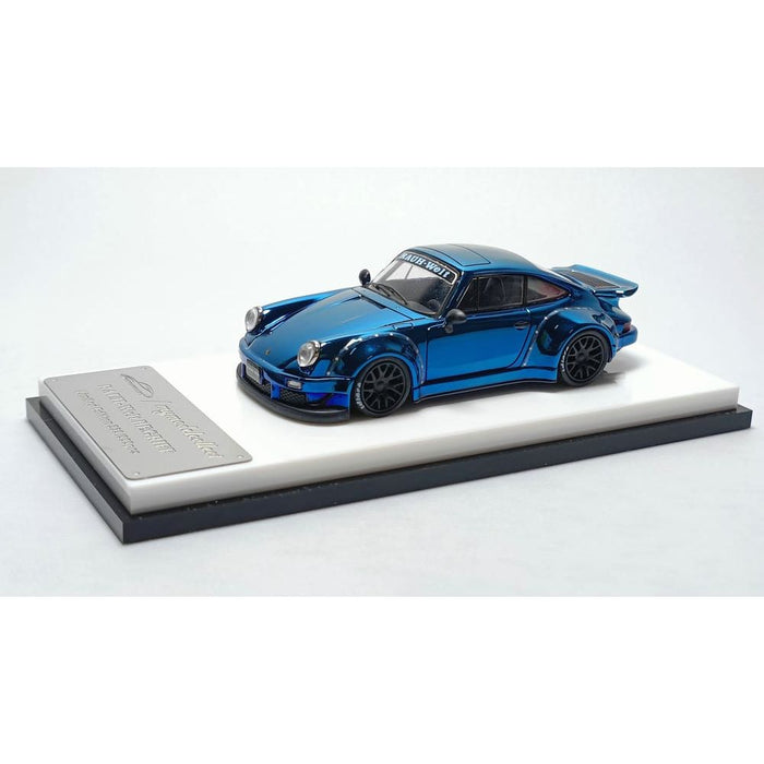 MC Porsche RWB 930 Blue Chrome Version Ducktail Diecast 1:64 - Just $34.99! Shop now at Retro Gaming of Denver