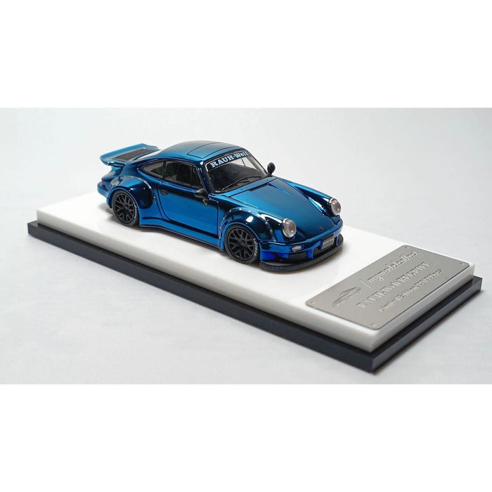 MC Porsche RWB 930 Blue Chrome Version Ducktail Diecast 1:64 - Just $34.99! Shop now at Retro Gaming of Denver