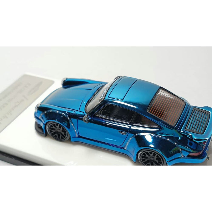 MC Porsche RWB 930 Blue Chrome Version Ducktail Diecast 1:64 - Just $34.99! Shop now at Retro Gaming of Denver