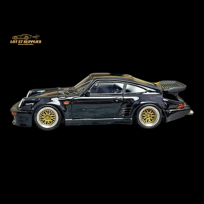 Cars' Lounge Porsche RWB 930 Black Bird Black Gold Rims Resin Model 1:64 - Just $59.99! Shop now at Retro Gaming of Denver