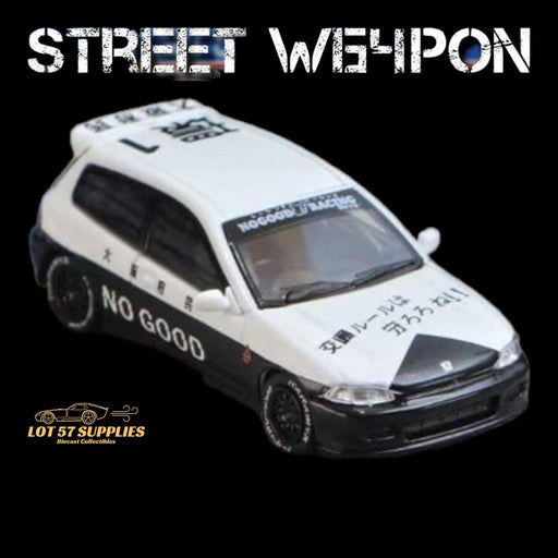 Street Weapon Honda Civic EG6 OSAKA JDM Police livery Car 1:64 - for just $31.99! 