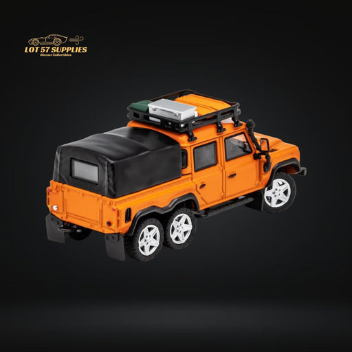 GCD Land Rover Defender 6x6 Orange Camping Modified 1:64 KS-053-287 - Just $44.99! Shop now at Retro Gaming of Denver