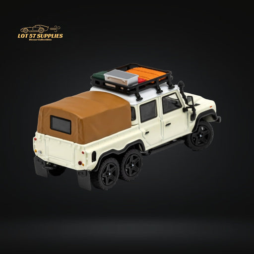 GCD Land Rover Defender 6x6 Off-White Camping Modified 1:64 KS-053-286 - Just $44.99! Shop now at Retro Gaming of Denver