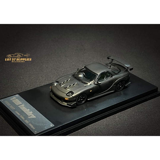 (Pre-Order) 123 Hobby Mazda FD3S RX-7 in Matte Black 1:64 - Just $33.99! Shop now at Retro Gaming of Denver