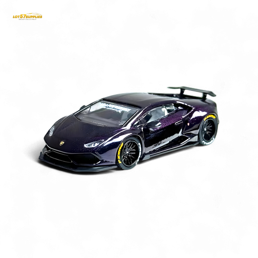 King Model Lamborghini Huracan LP610 LB 1.0 Purple Carbon Fiber 1:64 - for just $36.99! 