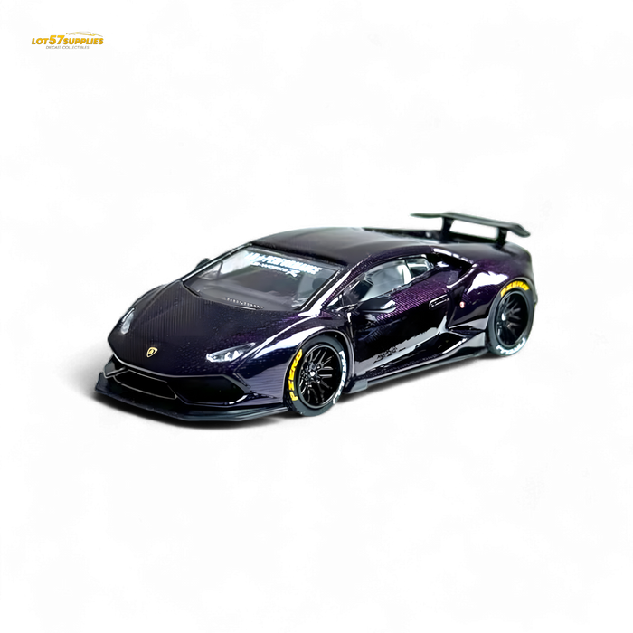 King Model Lamborghini Huracan LP610 LB 1.0 Purple Carbon Fiber 1:64 - for just $36.99! 