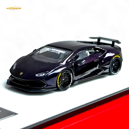 King Model Lamborghini Huracan LP610 LB 1.0 Purple Carbon Fiber 1:64 - for just $36.99! 