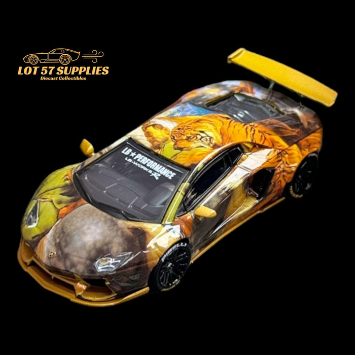 King Model Lamborghini Huracan LP700-4 LB 1.0 Tiger Livery 1:64 - Just $37.99! Shop now at Retro Gaming of Denver