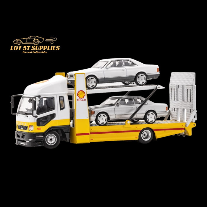 GCD Mitsubishi Fuso Fighter Double-Decker Transport Truck Shell Livery 1:64 - Just $64.99! Shop now at Retro Gaming of Denver