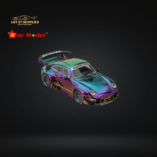 Star Model Porsche RWB 993 GT Wing Magic Purple-Green 1:64 - Just $34.99! Shop now at Retro Gaming of Denver