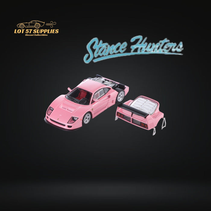 (Pre-Order) Stance Hunters Ferrari F40 LM Pink 1:64 - Just $36.99! Shop now at Retro Gaming of Denver