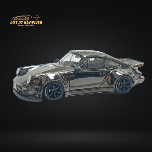 MC Porsche RWB 930 Chrome Gunmetal Gray Diecast 1:64 - for just $34.99! 