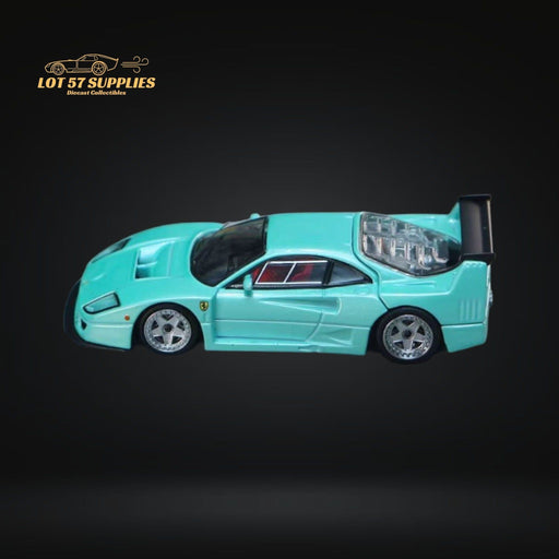 Stance Hunters Ferrari F40 LM Light Aqua Green With Removable Rear Engine Cover 1:64 - Premium Ferrari - Just $36.99! Shop now at Retro Gaming of Denver