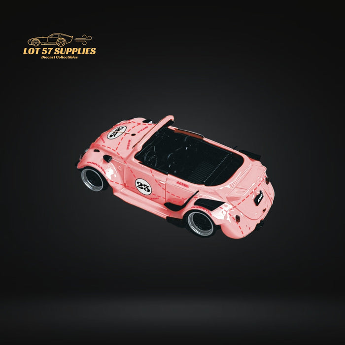 (Pre-Order) HKM Model VW Beetle Convertible Cabriolet Pink Pig Livery 1:64 Limited to 599 Pcs - Just $31.99! Shop now at Retro Gaming of Denver
