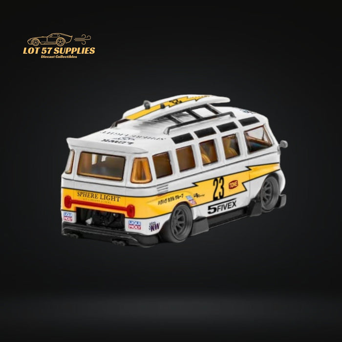 LF Model Volkswagen T1 Kombi WideBody with Surfboard in Flash #23 Livery 1:64 - Just $29.99! Shop now at Retro Gaming of Denver