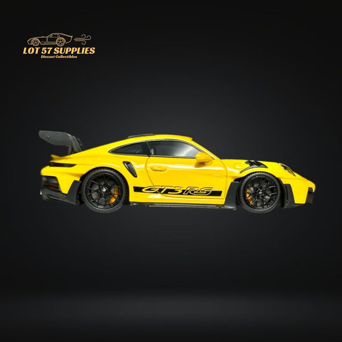 FuelMe Porsche 911 (992) GT3 RS in Racing Yellow 1:64 - Just $89.99! Shop now at Retro Gaming of Denver