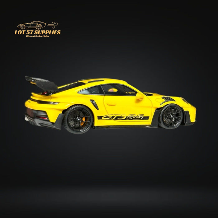 FuelMe Porsche 911 (992) GT3 RS in Racing Yellow 1:64 - Just $89.99! Shop now at Retro Gaming of Denver