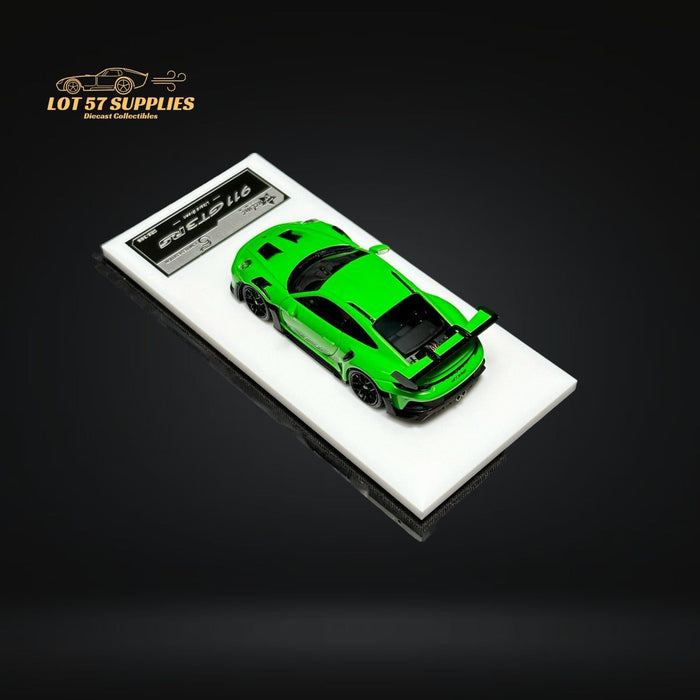 FuelMe Porsche 911 (992) GT3 RS Lizard Green 1:64 - Just $89.99! Shop now at Retro Gaming of Denver