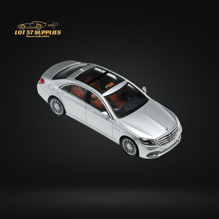 King Model Mercedes Benz S65 AMG BiTurbo W222 Silver 1:64 - Just $31.99! Shop now at Retro Gaming of Denver