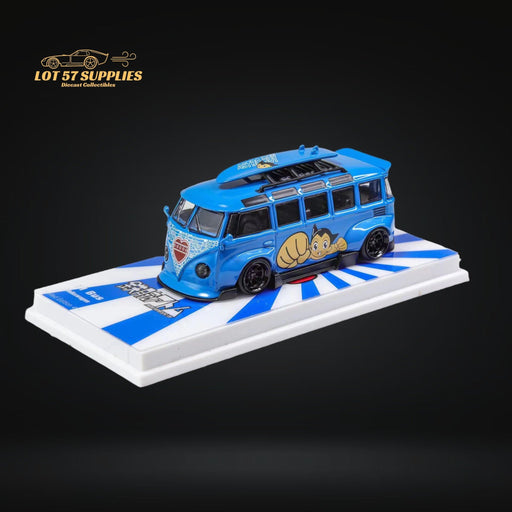 Flame Model VW Volkswagen T1 Van Bus Astro Boy Blue 1:64 - Just $31.99! Shop now at Retro Gaming of Denver