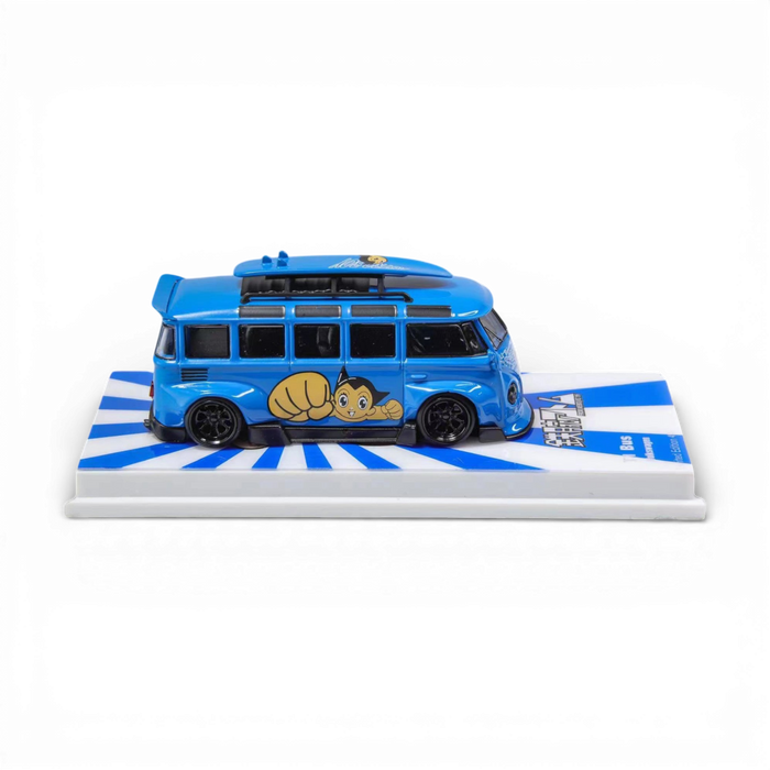 Flame VW Volkswagen T1 Astro Boy Blue 1:64 - for just $34.99! 