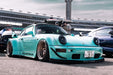 Fast Speed Porsche 964 RWB Widebody KASHIWA X Version Rear Wing in Tiffany Blue 1:64 - for just $34.99! 