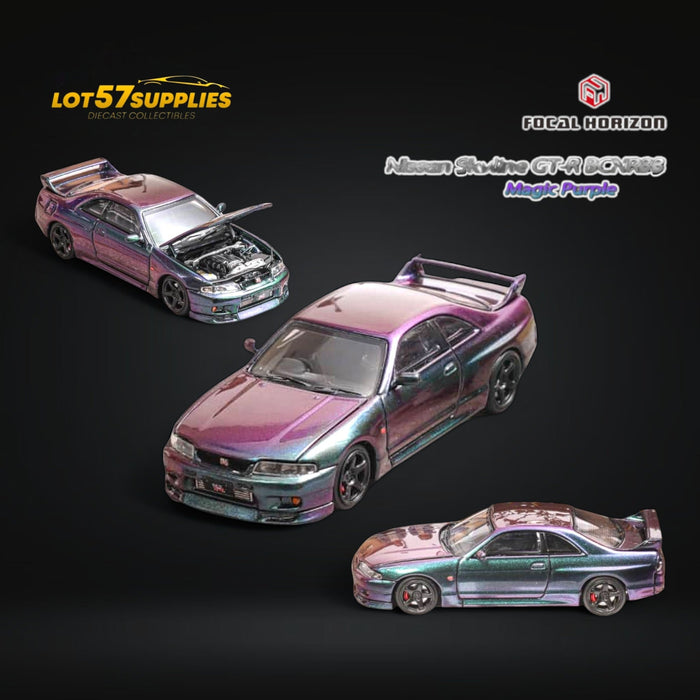 Focal Horizon Skyline GT-R R33 GT-R 4th Gen BCNR33 Magic Purple 1:64 - for just $42.99! 