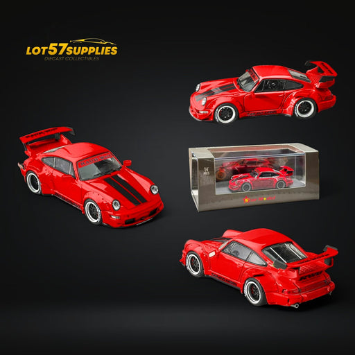 Star Model Porsche RWB 964 GT Wing Taikano Red Ordinary 1:64 - for just $32.99! 