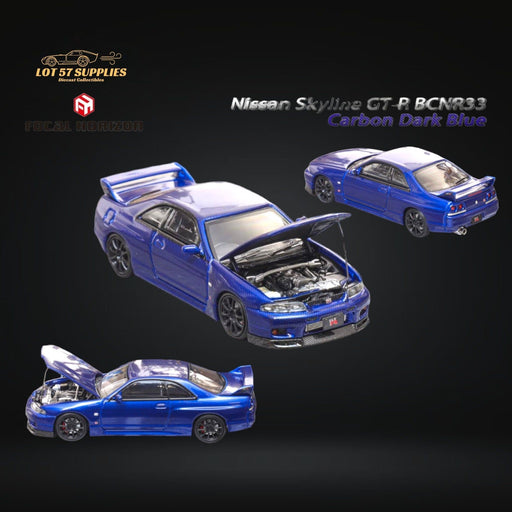 Focal Horizon Skyline GT-R R33 GT-R 4th Gen BCNR33 Full Carbon Dark blue 1:64 - Just $36.99! Shop now at Retro Gaming of Denver