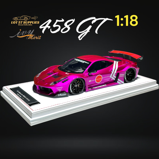 IVY MERIT 458 GT Fighter Purple LBWK LB Silhouette Resin 1:18 Scale - Just $369.99! Shop now at Retro Gaming of Denver