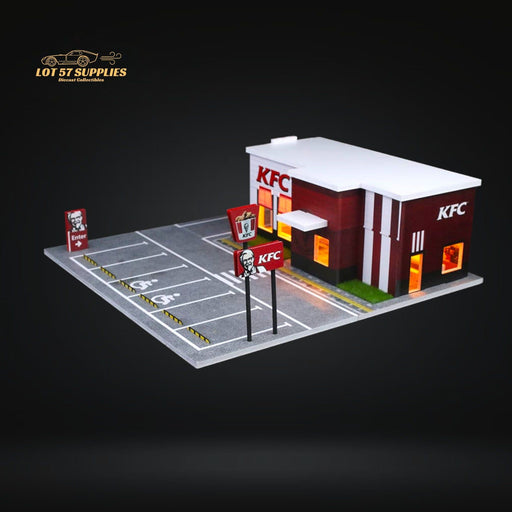 MoreArt KFC Restaurant Parking Scene Diorama 1:64 MO936201 - Just $44.99! Shop now at Retro Gaming of Denver