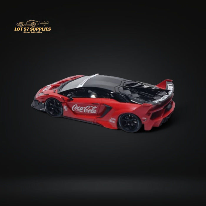 ScaleMini Lamborghini Aventador GT EVO LBWK Coca Cola Livery 1:64 Resin - Just $49.99! Shop now at Retro Gaming of Denver