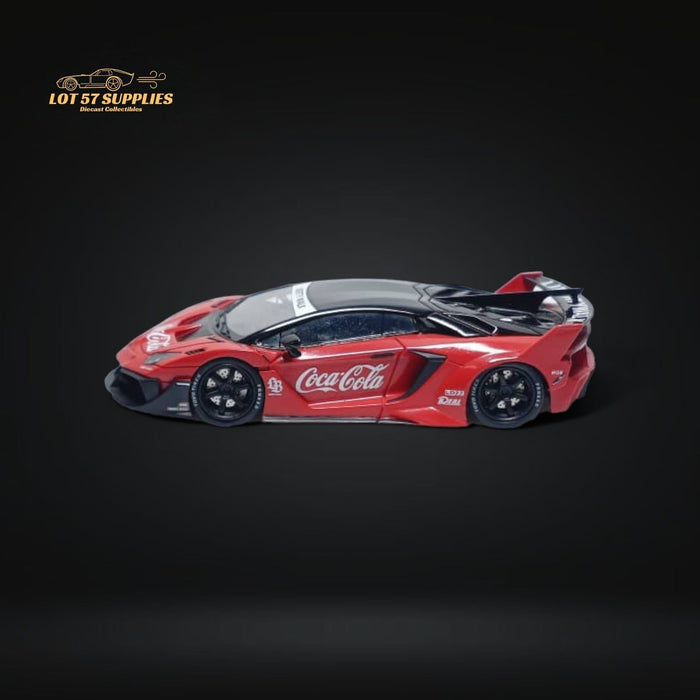 ScaleMini Lamborghini Aventador GT EVO LBWK Coca Cola Livery 1:64 Resin - Just $49.99! Shop now at Retro Gaming of Denver