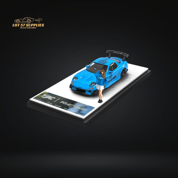 TPC Mazda RX-7 RE Solid Blue Livery Figure Version 1:64 - Just $34.99! Shop now at Retro Gaming of Denver